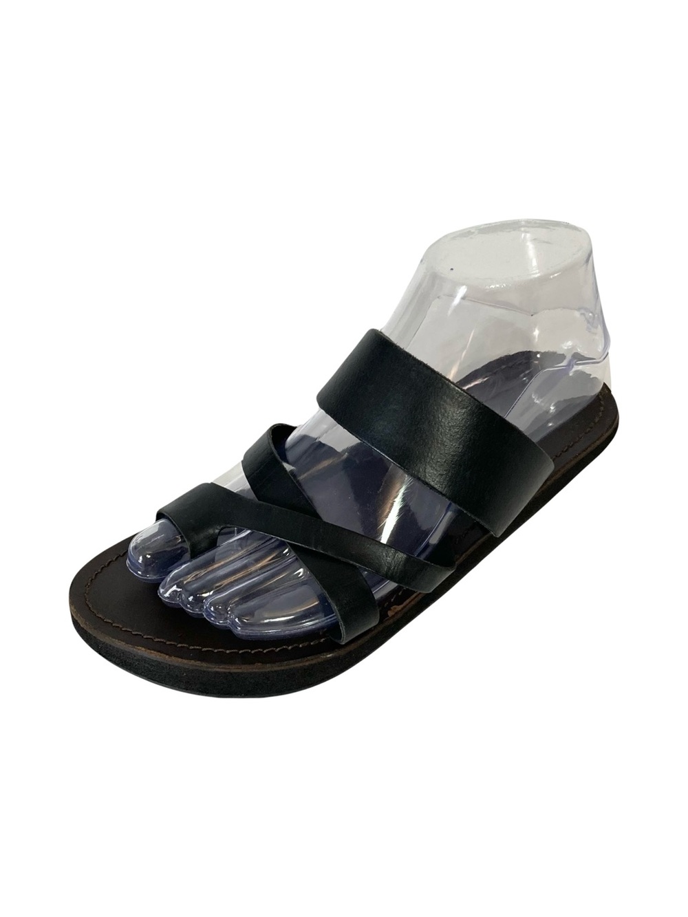 NEXT Sandals US 6/UK 4 Black Thong Slip-On Flats